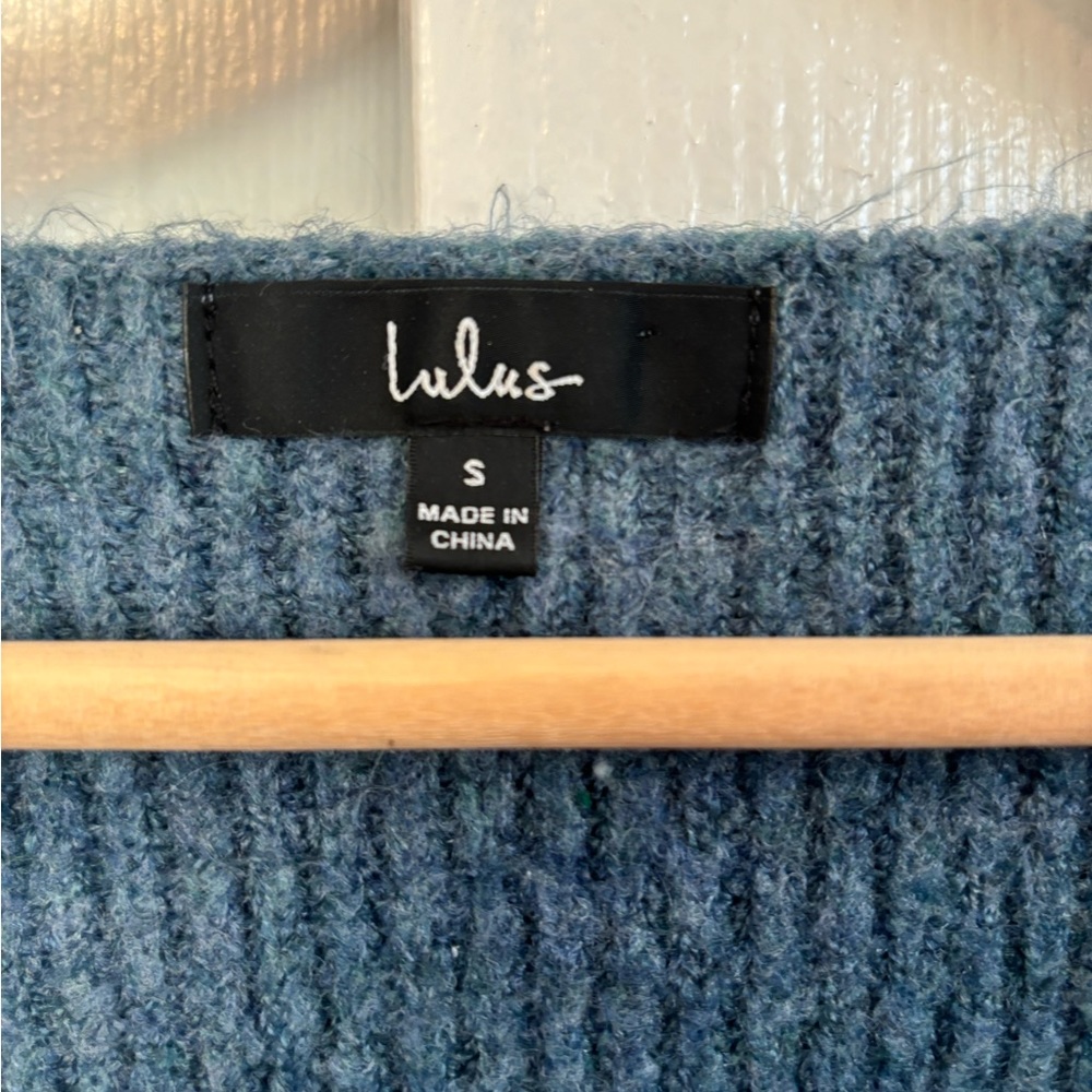 Lulus Blue Sweater - Picture 3 of 3
